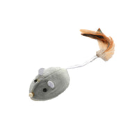 HKM-888787 Electric Mouse Cat Toy with Charging Cable – Interactive Gnawing Play for Cats in Grey, Purple, Pink