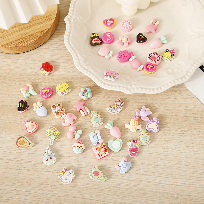 HKM-888915 Cute 3D Cartoon Resin Mobile Phone and Fridge Stickers - Available in Packs of 6, 10, or 50