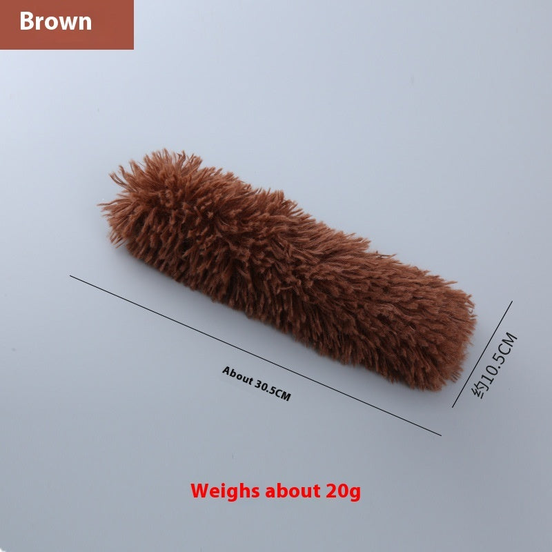 HKM-888979 Catnip Plush Toy with Ringing Paper - Bite-Resistant Pet Supply, 30cm Long in Various Colors