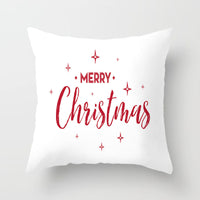 HKM-889043 Modern Christmas Pillow Cover - Polyester, 45x45cm, Multiple Patterns Available