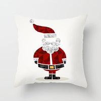 HKM-889043 Modern Christmas Pillow Cover - Polyester, 45x45cm, Multiple Patterns Available