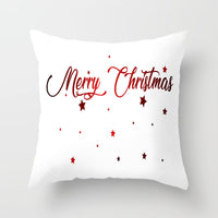 HKM-889043 Modern Christmas Pillow Cover - Polyester, 45x45cm, Multiple Patterns Available