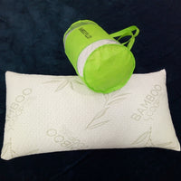 HKM-889107 Bamboo Fiber Memory Foam Pillow - Slow Rebound Design, Gray, 48x71x16cm