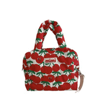 HKM-889171 Cartoon Print Cotton Handbag for Pet Storage - Fresh & Sweet Design