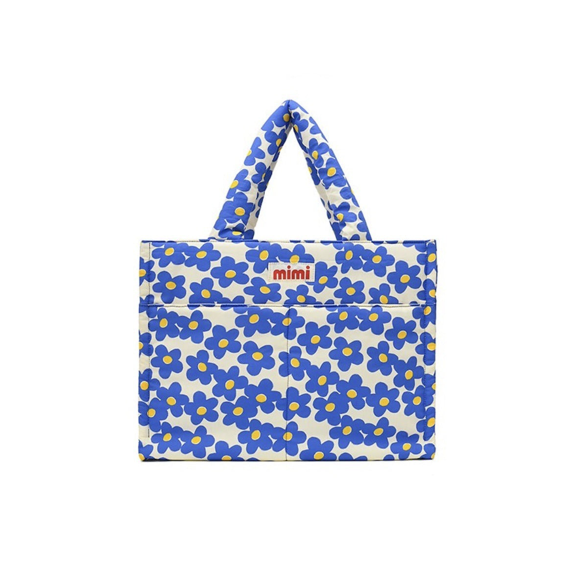 HKM-889171 Cartoon Print Cotton Handbag for Pet Storage - Fresh & Sweet Design