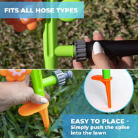 HKM-889235 Outdoor Water Spray Flower Sprinkler for Kids - Fun Backyard Splash Play Toy
