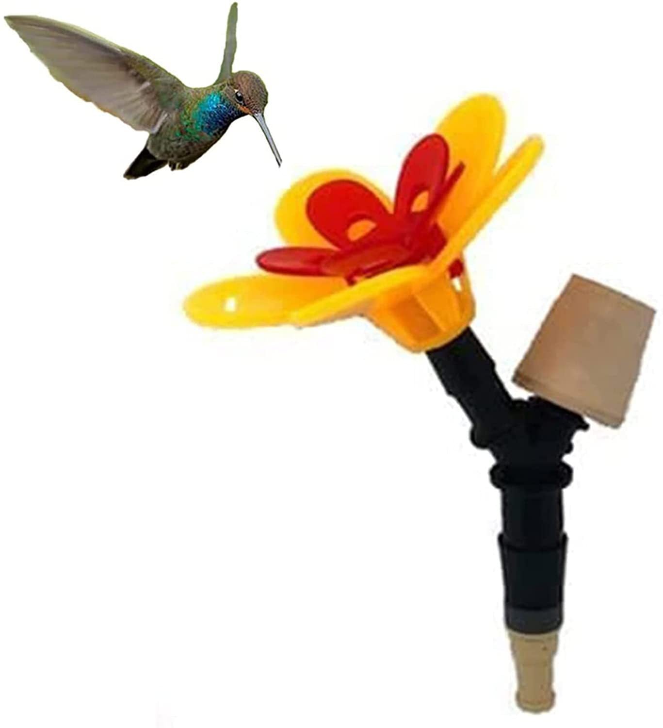 HKM-889235 Wine Bottle Bird Feeder for Outdoor Garden Decoration - Single & Three-Head Options