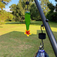 HKM-889235 Wine Bottle Bird Feeder for Outdoor Garden Decoration - Single & Three-Head Options