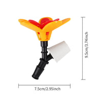 HKM-889235 Wine Bottle Bird Feeder for Outdoor Garden Decoration - Single & Three-Head Options