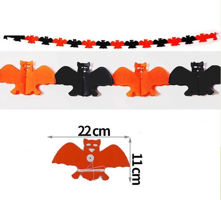 HKM-889427 Chinese Paper Horizontal Flower Decoration Tool - 3 Meters Length