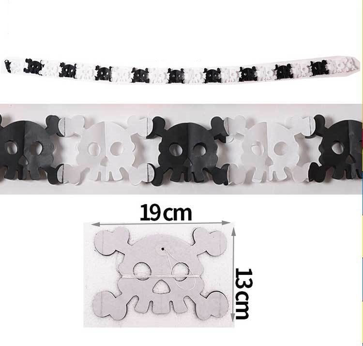 HKM-889427 Chinese Paper Horizontal Flower Decoration Tool - 3 Meters Length