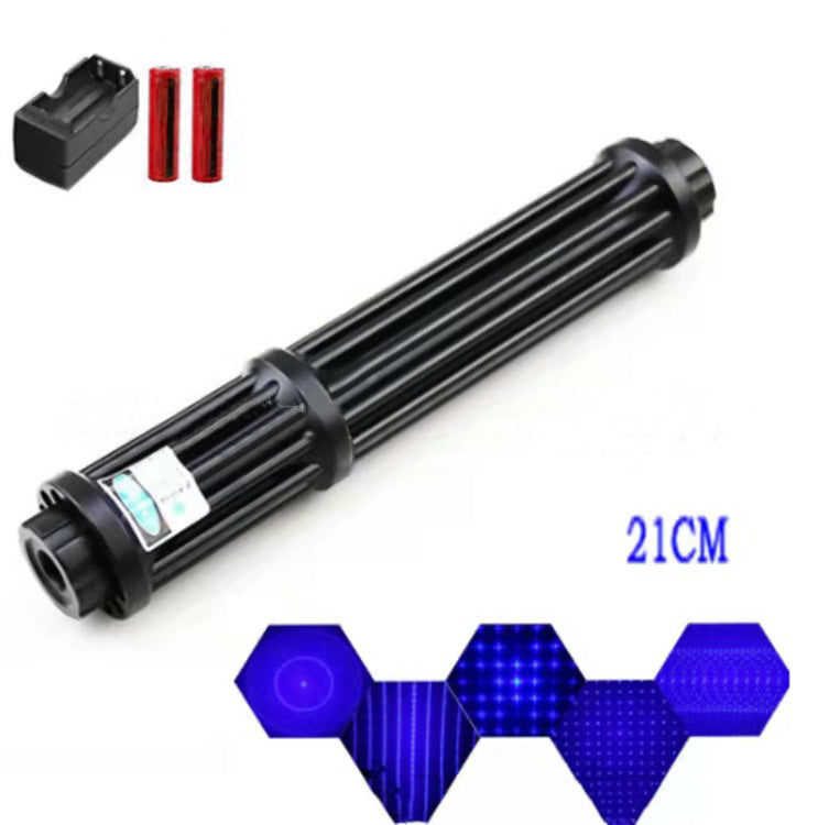 HKM-889491 Blue Laser Pointer with Anodized Aluminum Body and Rechargeable Battery