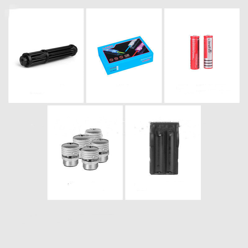 HKM-889491 Blue Laser Pointer with Anodized Aluminum Body and Rechargeable Battery