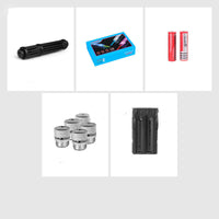 HKM-889491 Blue Laser Pointer with Anodized Aluminum Body and Rechargeable Battery