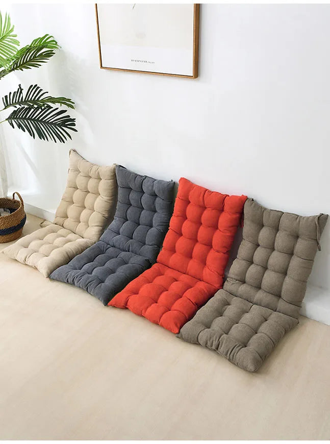 KTX-889491 High Back Detachable Patio Chair Cushions for Outdoor and Office Use