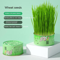 HKM-889747 Cat Grass Cup Soilless Hydroponic Seed Spit Hair Ball Snacks