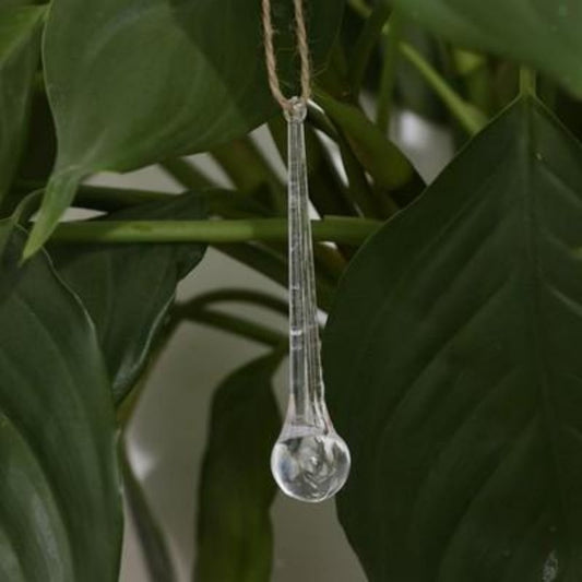 HKM-889939 Crystal Teardrop Chandelier Prisms for Wedding, Tree & Party Decorations - Set of 10
