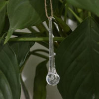 HKM-889939 Crystal Teardrop Chandelier Prisms for Wedding, Tree & Party Decorations - Set of 10