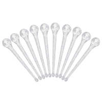 HKM-889939 Crystal Teardrop Chandelier Prisms for Wedding, Tree & Party Decorations - Set of 10