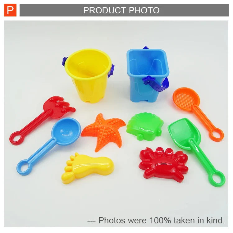 HKM-889939 Eco-Friendly Kids Beach Toys Bucket Set for Outdoor Fun - Suitable for Ages 0-7 Years