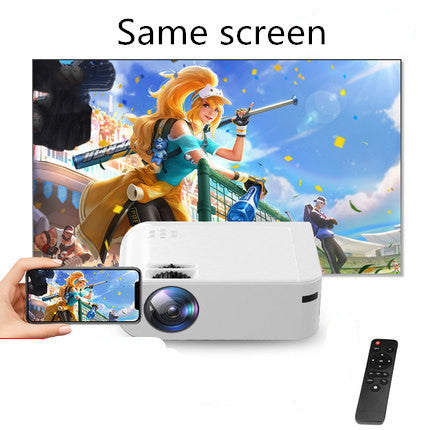 HKM-890003 HD Mobile Wifi Wireless Projector with 1080p Resolution and 16800 Brightness