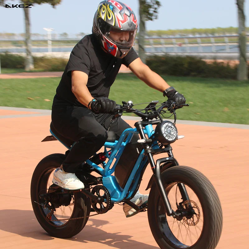KTX-890067 Electric Fat Bike 1500W with 20" Wheels, 7-Speed, Hydraulic Brakes, 150KG Capacity, 48V 18Ah Battery