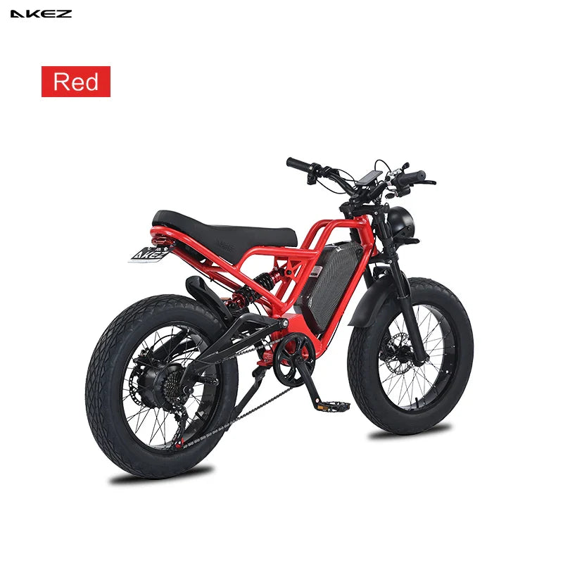 KTX-890067 Electric Fat Bike 1500W with 20" Wheels, 7-Speed, Hydraulic Brakes, 150KG Capacity, 48V 18Ah Battery