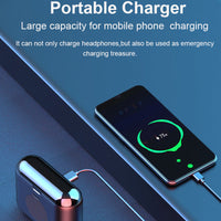 HKM-890195 Wireless Bluetooth Headset with CVC8.0 Noise Reduction and 10m Range