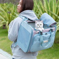HKM-890323 Breathable Pet Carrier Shoulder Bag for Dogs and Cats - Multiple Colors Available