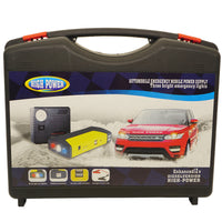 HKM-890323 Portable Car Battery Jump Starter and Power Bank with LED Light Features