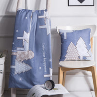 HKM-890579 Dual-Use Cushion Quilt in Modern Designs and Soft Chemical Fiber Filling