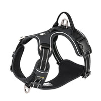 HKM-890643 Reflective Dog Harness with Hand Holding Rope - Adjustable Sizes for Small to XL Dogs