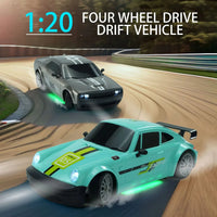 HKM-890707 4WD Electric Remote Control Off Road Drift RC Car, 1:20 Scale, Ready-to-Go for Ages 5 and Up