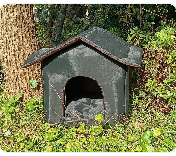 HKM-890835 Outdoor Waterproof Shelter For Stray Cats