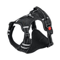 HKM-890899 Durable Nylon Mesh Pet Harness for Medium and Large Dogs, Comfortable Chest and Back Traction