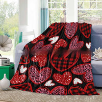 HKM-891283 Cartoon Anime Flannel Blanket for Valentine's Day and Holiday Gifting - Multiple Sizes Available