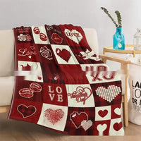 HKM-891283 Cartoon Anime Flannel Blanket for Valentine's Day and Holiday Gifting - Multiple Sizes Available