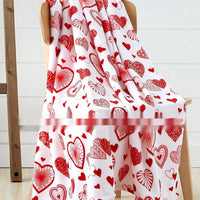 HKM-891283 Cartoon Anime Flannel Blanket for Valentine's Day and Holiday Gifting - Multiple Sizes Available