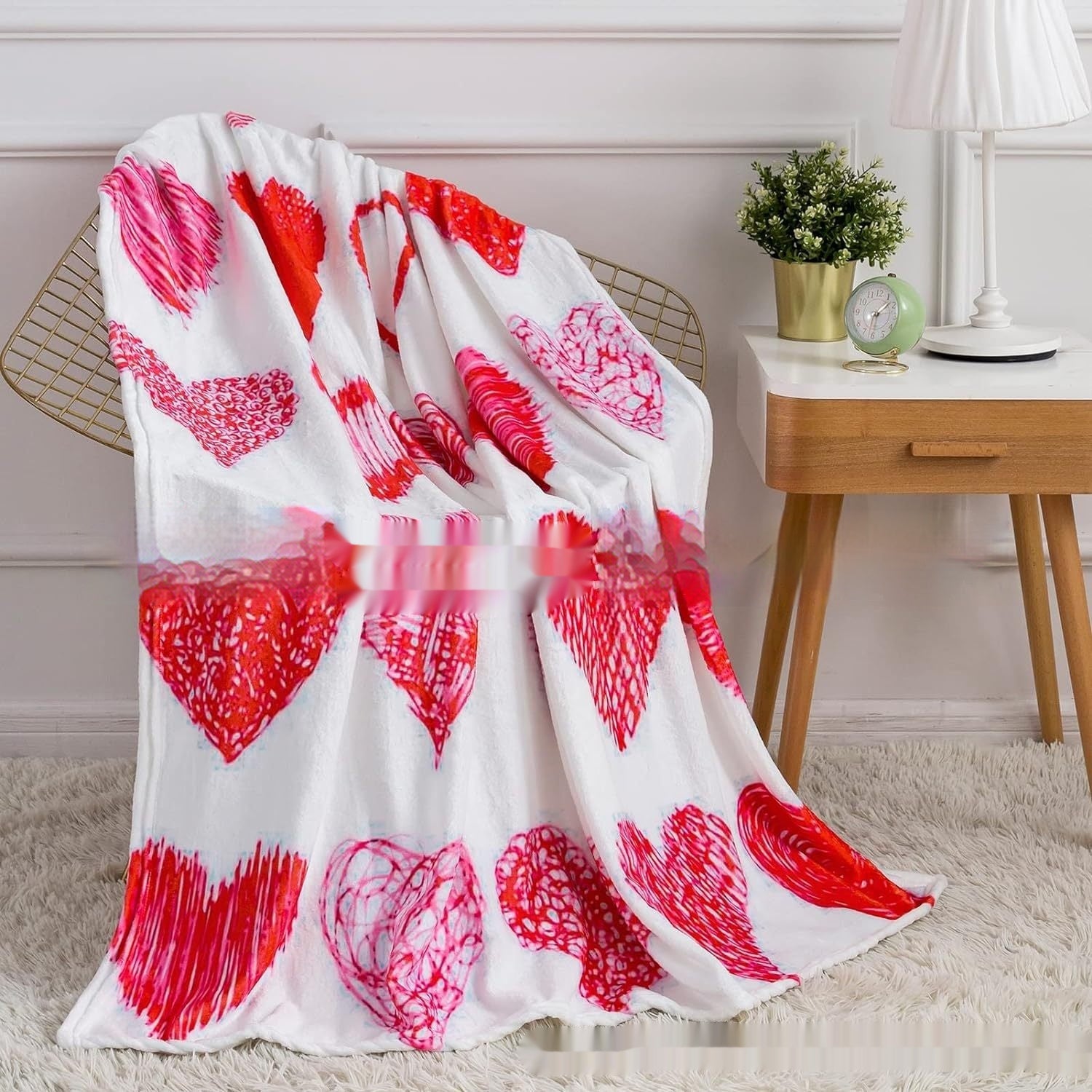 HKM-891283 Cartoon Anime Flannel Blanket for Valentine's Day and Holiday Gifting - Multiple Sizes Available