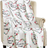 HKM-891283 Cartoon Anime Flannel Blanket for Valentine's Day and Holiday Gifting - Multiple Sizes Available