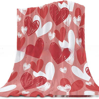 HKM-891283 Cartoon Anime Flannel Blanket for Valentine's Day and Holiday Gifting - Multiple Sizes Available