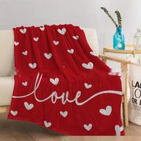 HKM-891283 Cartoon Anime Flannel Blanket for Valentine's Day and Holiday Gifting - Multiple Sizes Available