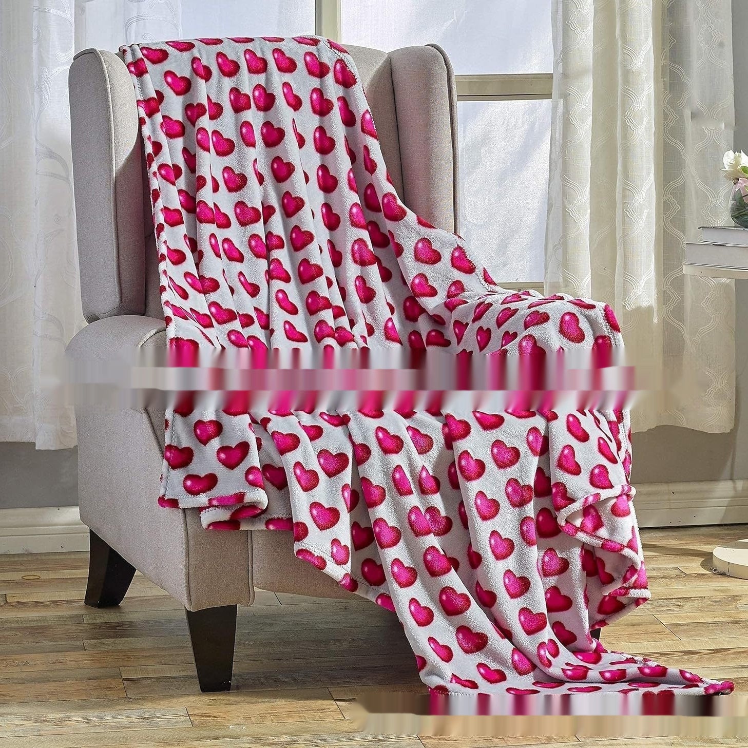 HKM-891283 Cartoon Anime Flannel Blanket for Valentine's Day and Holiday Gifting - Multiple Sizes Available