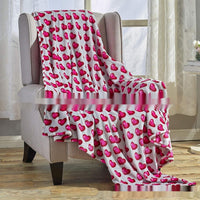 HKM-891283 Cartoon Anime Flannel Blanket for Valentine's Day and Holiday Gifting - Multiple Sizes Available
