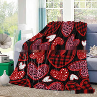HKM-891283 Cartoon Anime Flannel Blanket for Valentine's Day and Holiday Gifting - Multiple Sizes Available