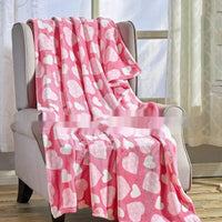 HKM-891283 Cartoon Anime Flannel Blanket for Valentine's Day and Holiday Gifting - Multiple Sizes Available