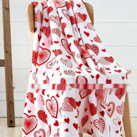 HKM-891283 Cartoon Anime Flannel Blanket for Valentine's Day and Holiday Gifting - Multiple Sizes Available
