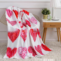 HKM-891283 Cartoon Anime Flannel Blanket for Valentine's Day and Holiday Gifting - Multiple Sizes Available