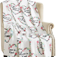 HKM-891283 Cartoon Anime Flannel Blanket for Valentine's Day and Holiday Gifting - Multiple Sizes Available