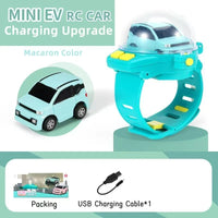 HKM-891283 Mini Watch Remote Control Car for Kids - USB Charging, Indoor/Outdoor Fun, Multi-Function Toy